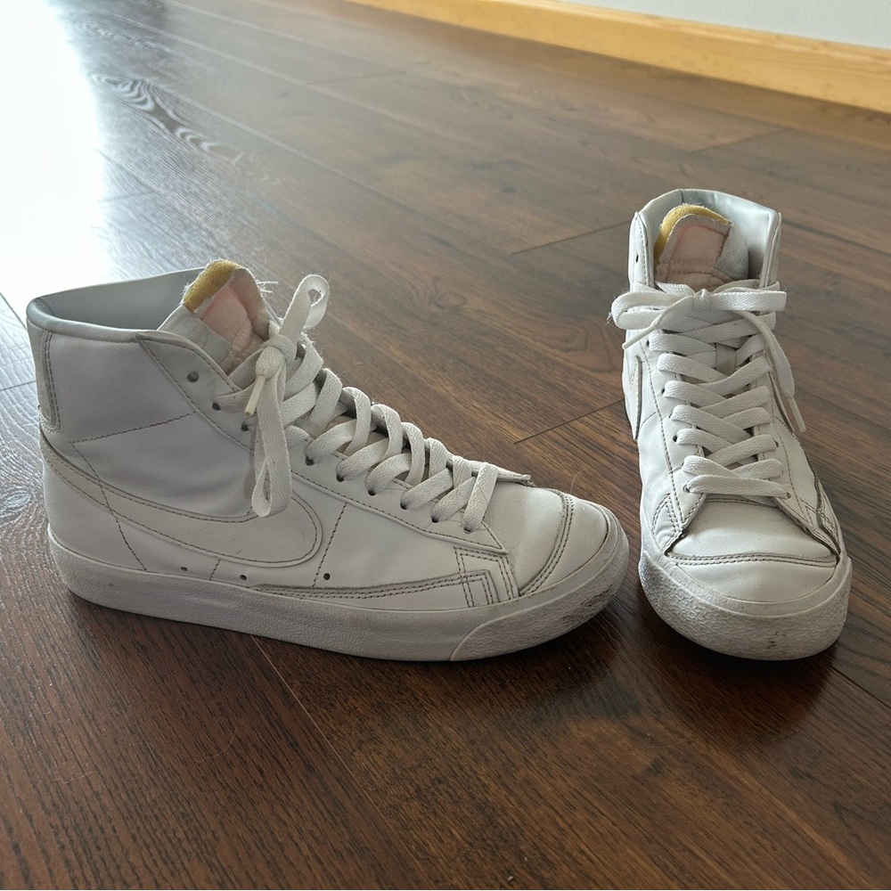 Womens White Nike Blazer Hi Top